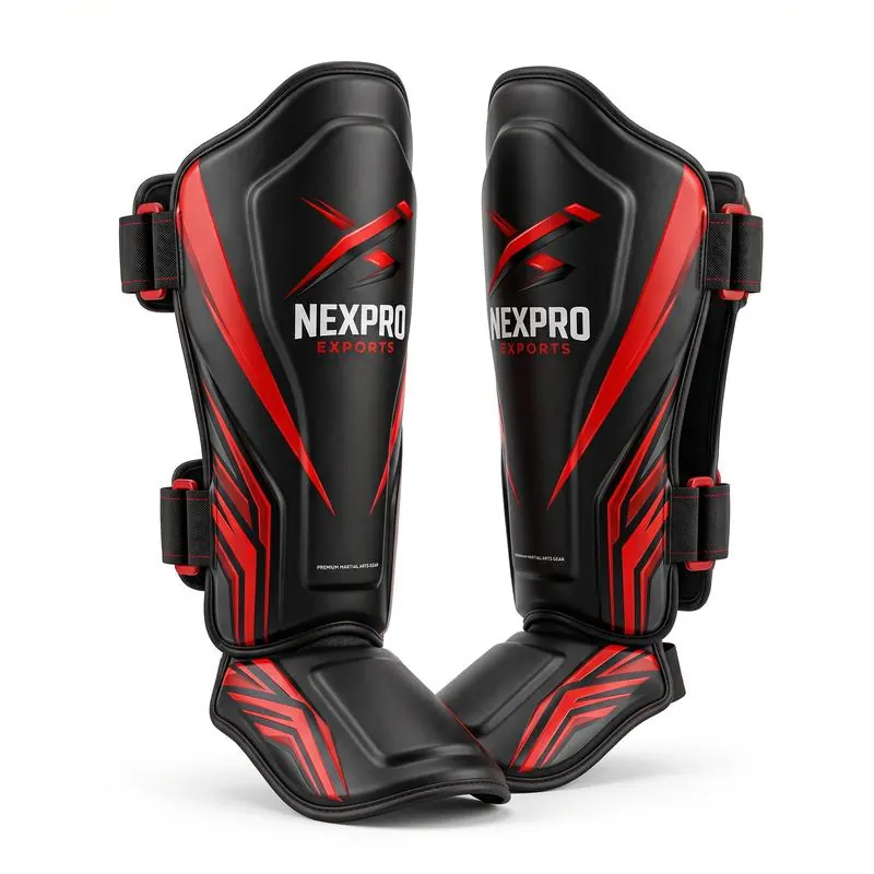 Shin Guard Muay Thai MMA Kickboxing Protection Custom – Nexpro Exports